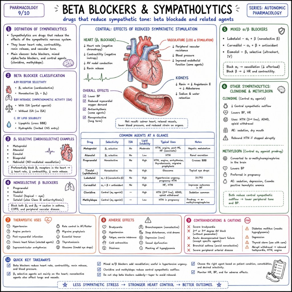 Adrenergic Agonists & Sympathomimetics