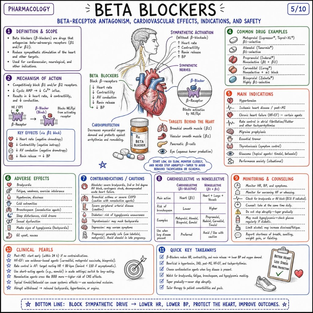 Calcium Channel Blockers: Dihydropyridines, Non-Dihydropyridines & Uses