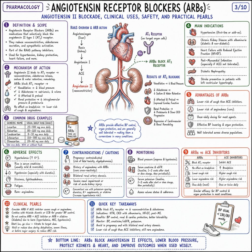 Beta Blockers: Beta-Receptor Antagonism & Cardiovascular Effects